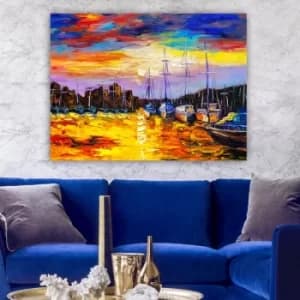 241700161_70100 Multicolor Decorative Canvas Painting