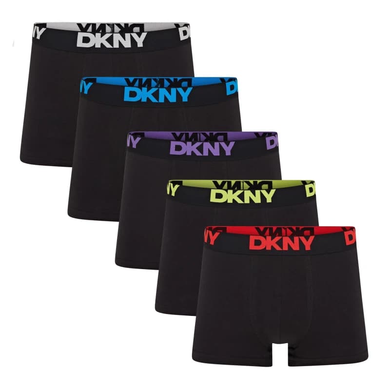 DKNY 5 Pack Scott Trunk Trunks Small Black 43205703350