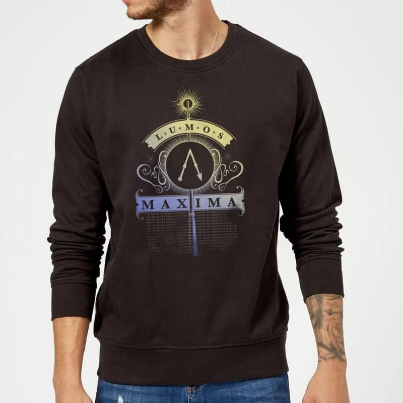 Harry Potter Lumos Maxima Sweatshirt - Black - L