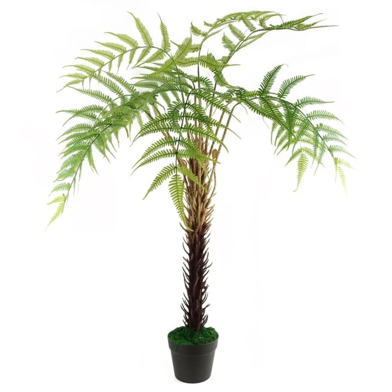 Leaf Artificial Fern Tree Large Realistic Green