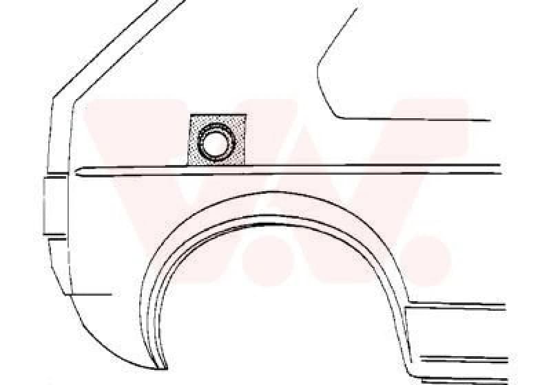 VAN WEZEL Side panel VAN WEZEL 3734191