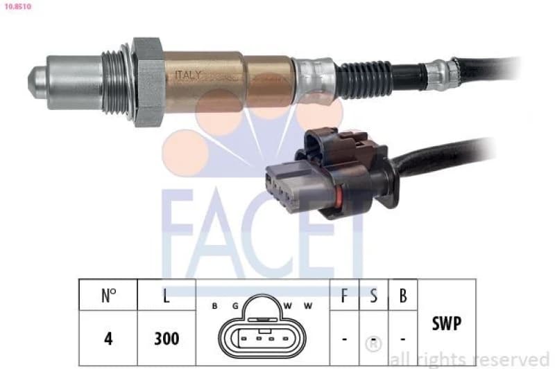 FACET Lambda sensor FACET 10.8510