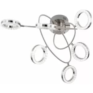 Geza Ceiling Light - Nickel Matt - Wofi