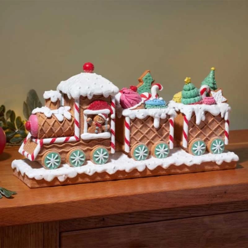 31cm All Aboard Candy Express Christmas Train Decoration