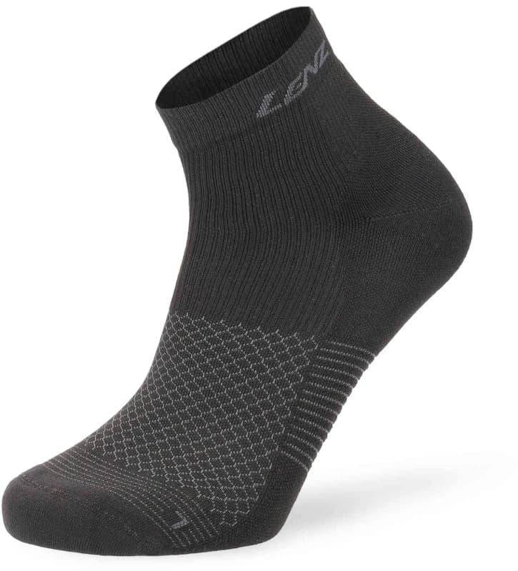 Lenz Think About Cool Active 1 Low Socks, black, Size 45 - 47 for Men