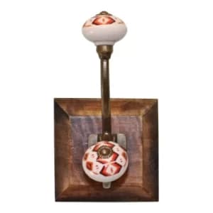 Double Kasbah Design Hook On Wooden Base