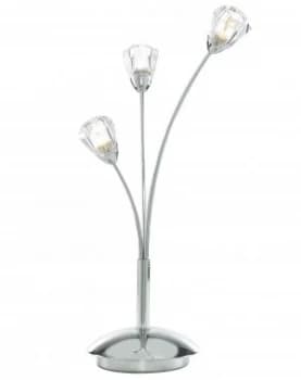 Litecraft Ds emerald chrome table lamp