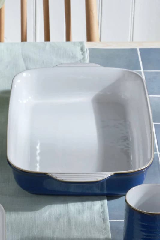 Denby Large Rectangular Oven Dish in Blue Blue Unisex