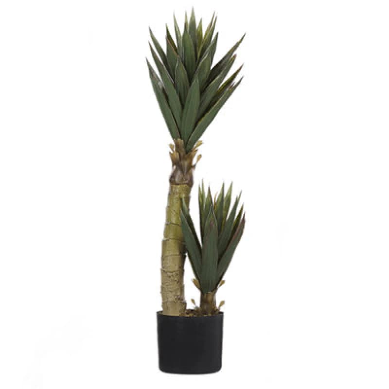 Beliani Artificial Plant Yucca 90 Cm Green