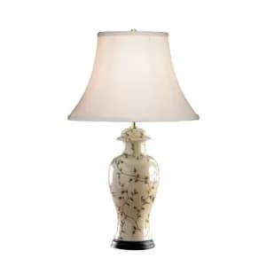 Blackbirds 1 Light Table Lamp Black, Gold, E27