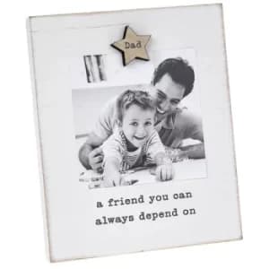 Dad Caring Words Magnet Frame