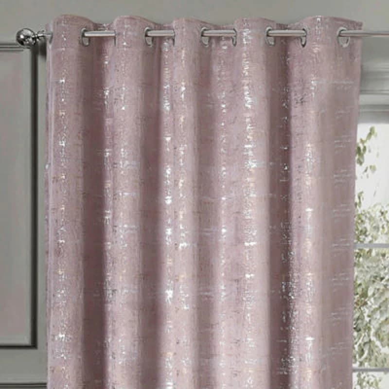Intimates Warwick Readymade Eyelet Curtains - Dusky