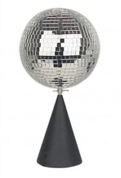 FXLab 6" Free Standing or Ceiling Mounted Disco Mirror Ball Kit