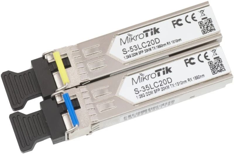 Mikrotik S-3553LC20D network transceiver module 1250 Mbps SFP