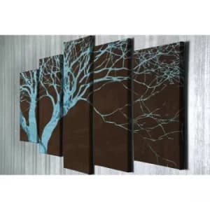 BC022 Multicolor Decorative Canvas Painting (5 Pieces)