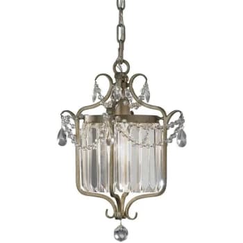 Gianna - 1 Light Ceiling Pendant Silver, E27 - Elstead