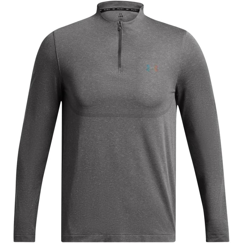 Under Armour Rush quarter Zip Top Mens - Grey Grey M