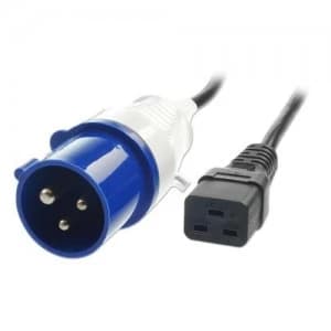 Lindy 30109 power cable Black 3m C19 coupler