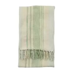 Simply Green Florida Stripe Throw Green