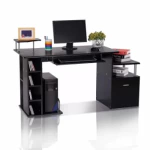 Leetiana Computer Desk with Storage