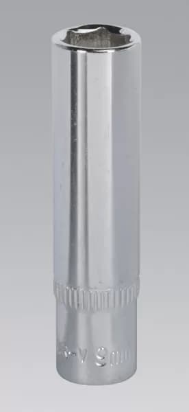 Genuine SEALEY SP1409D WallDrive® Socket 9mm Deep 1/4Sq Drive Fully Polished