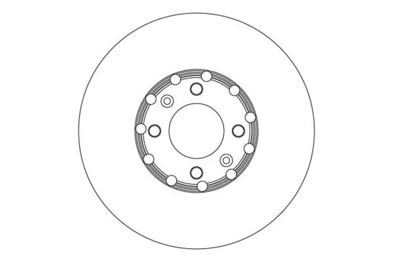 Brake disc TRW DF6818