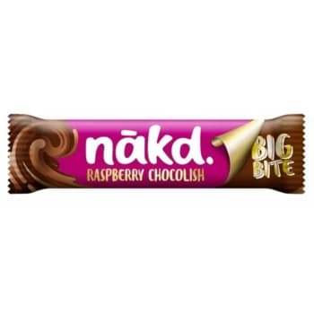 Raspberry Chocolish Big Bite - 50g x 16 - 703888 - Nakd