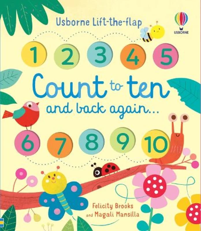 Felicity Brooks Count to Ten and Back Again Book Multi unisex