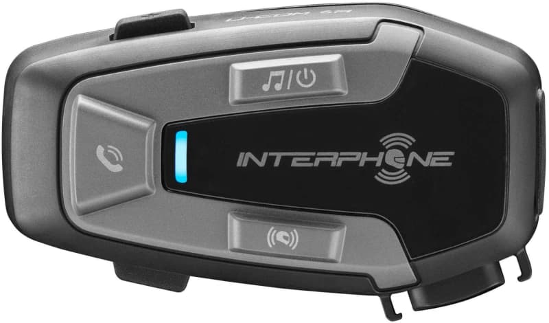 Interphone U-COM 6R Communication System Single Pack, black