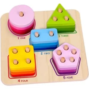 Wooden Geometric Block Sorter