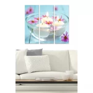 MDF1902524 Multicolor Decorative MDF Painting (3 Pieces)