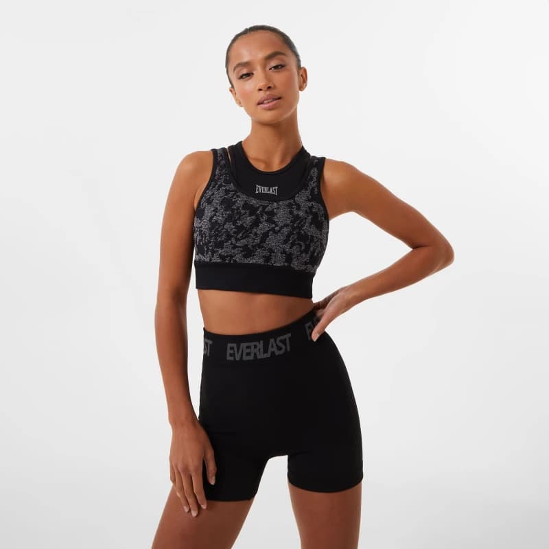 Everlast Double Layer Sports Bra - Black 8