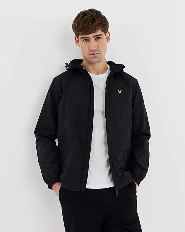 Lyle and Scott Zip Through Jacket - Black M