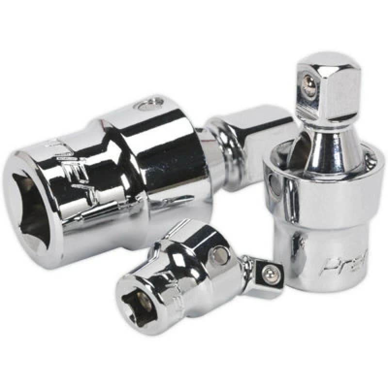 Loops 3 PACK Male to Female Socket Joint Adapter Size Converters - Angle Square Drive Multi