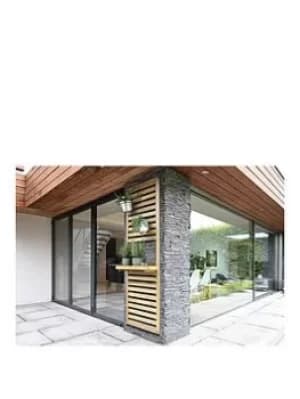 Forest Slatted Wall Planter 2 Shelf