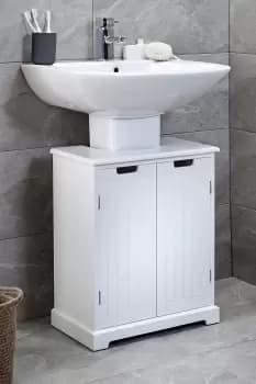Burleigh Underbasin Unit - White - MDF