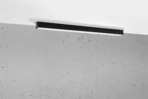 Pinne Integrated LED 95cm Linear Flush Light Black 3000K