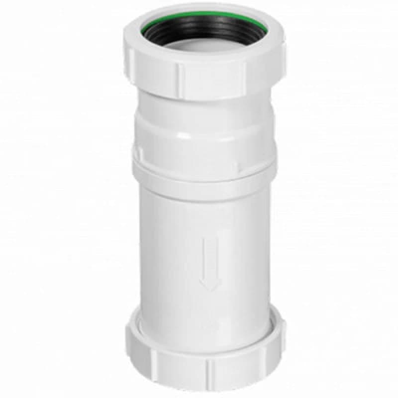 McAlpine MACVALVE-4 2" Self Closing Waste Valve - Compression x Compression White