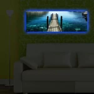 3090DACT-45 Multicolor Decorative LED Lighted Canvas Painting
