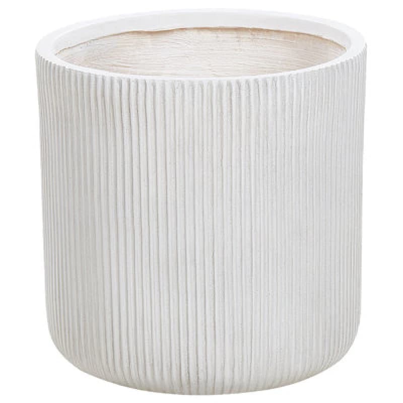 Beliani Plant Pot Oreoi 37cm Off-White