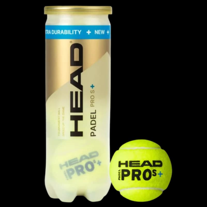 Head Pro S+ Padel Balls a 3 Pcs Head-403030