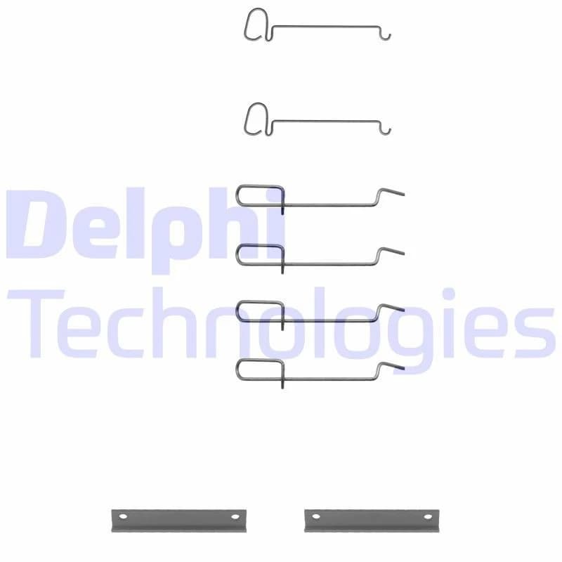 DELPHI Brake pad fitting kit DELPHI LX0080