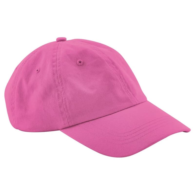 Beechfield Baseball Cap in Pink Pink Unisex One Size