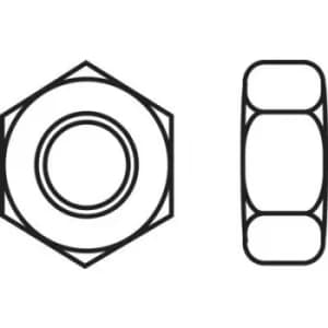 TOOLCRAFT 830404 Hexagonal nuts M2 DIN 934 Plastic 10 pc(s)