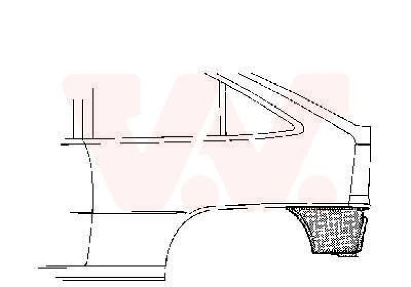 VAN WEZEL Side panel VAN WEZEL 3730134