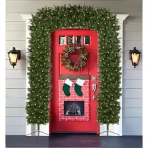 Pre Lit Christmas Tree Arch With Warm White Leds - Single