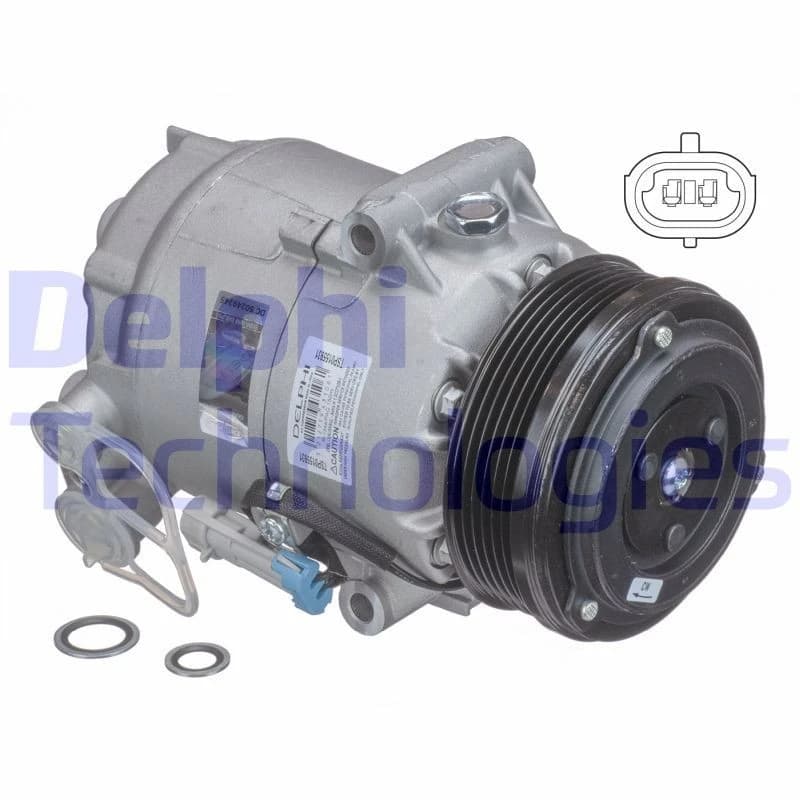 DELPHI Air conditioning compressor DELPHI TSP0155931