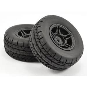 Fastrax 1:10 SC Eagle Mounted 5-Spoke Black