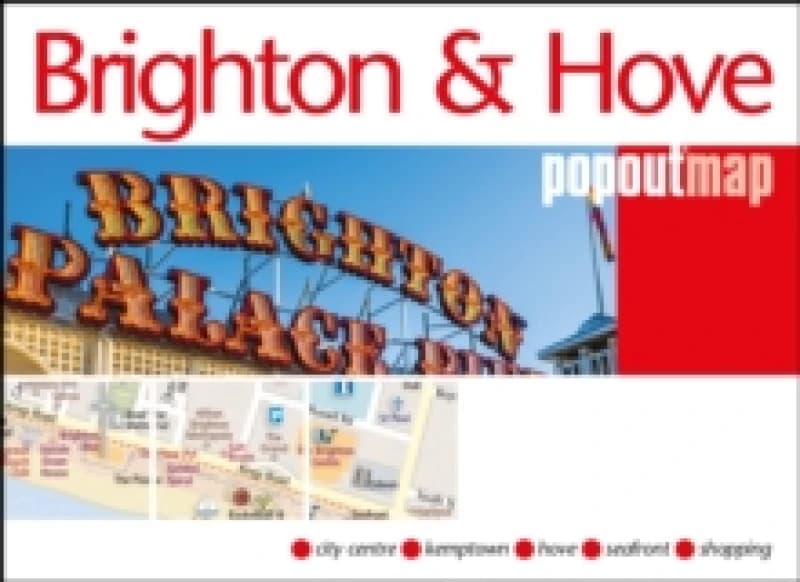 Brighton and Hove PopOut Map Sheet map, folded