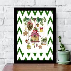 SC03494672992 Multicolor Decorative Framed MDF Painting